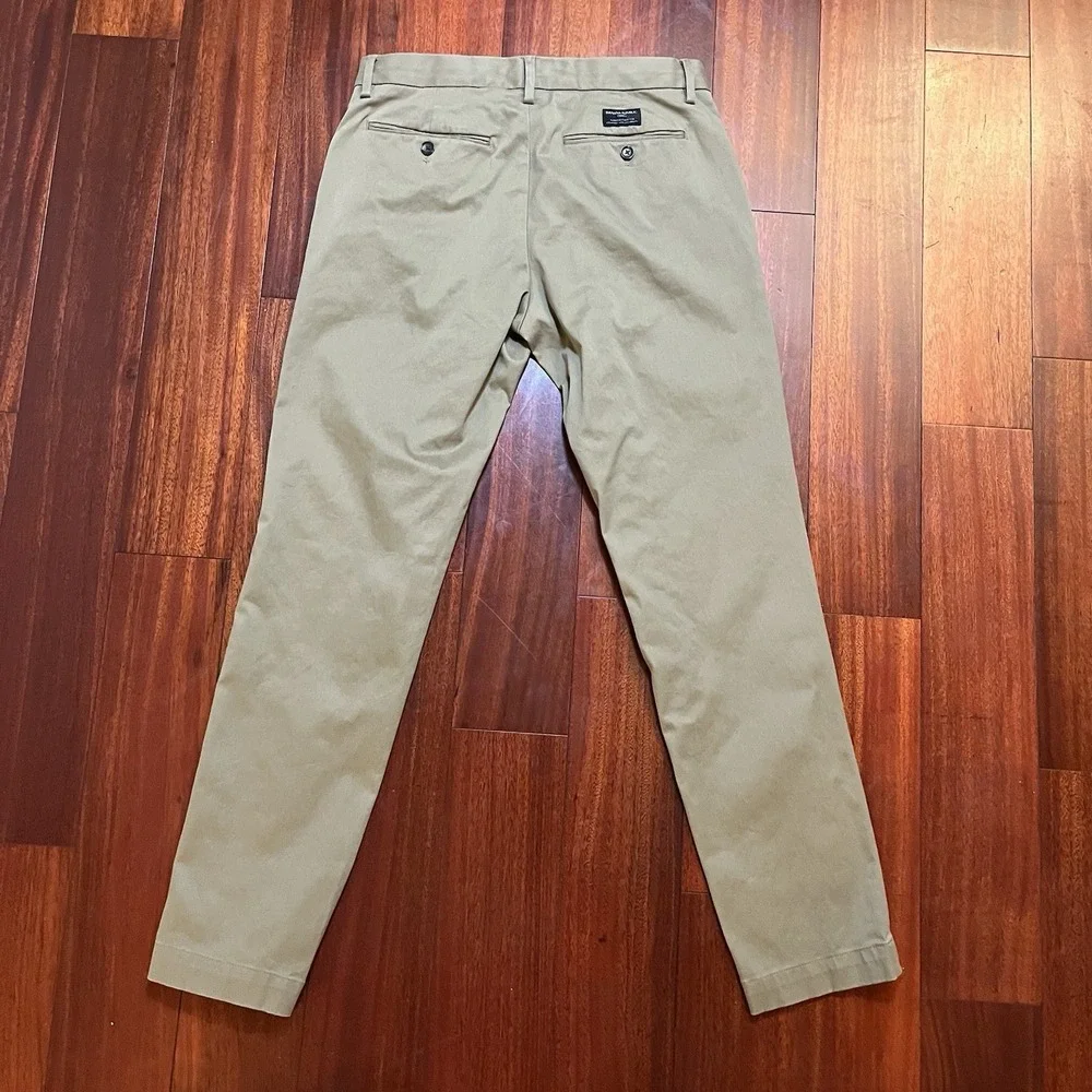 Banana Republic Pants Men 31x32 Tan Chino Mason Athletic Tapered Fit Stretch